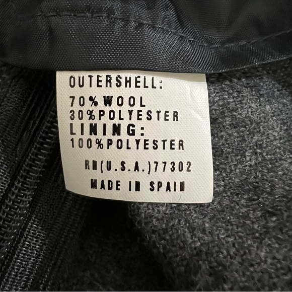 Zara Grey Wool Blend Dress Size 3 - Picture 7 of 7